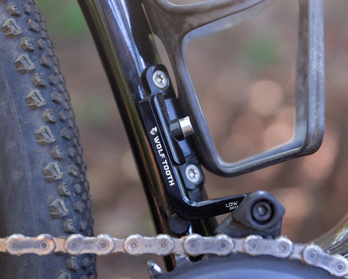 Wolf Tooth Components LoneWolf Aero Chainguide (Black) (Braze-On) (Medium Sweep) - view 2